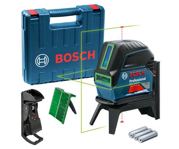 Линейный нивелир BOSCH GCL 2-15G + RM1 + кейс