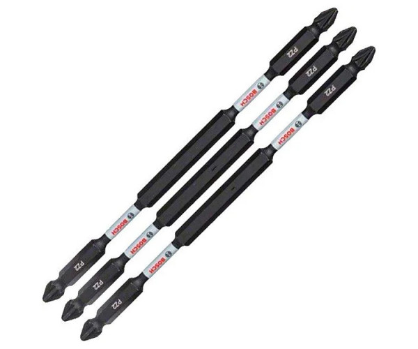 Ударные биты Bosch Impact Control, PZ2, 150 мм, 3 шт.