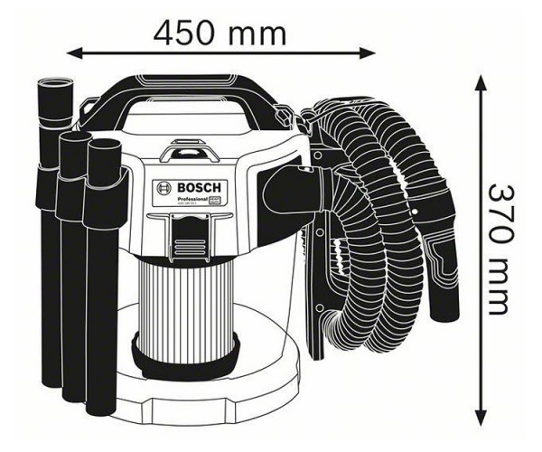 Аккумуляторный пылесос BOSCH GAS 18V-10 L Solo