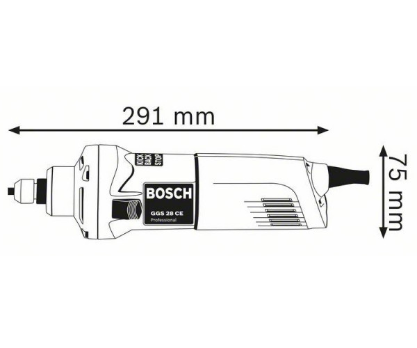 Прямая шлифмашина BOSCH GGS 28 CE