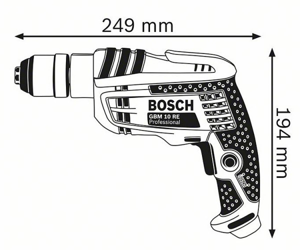 Дрель BOSCH GBM 10 RE
