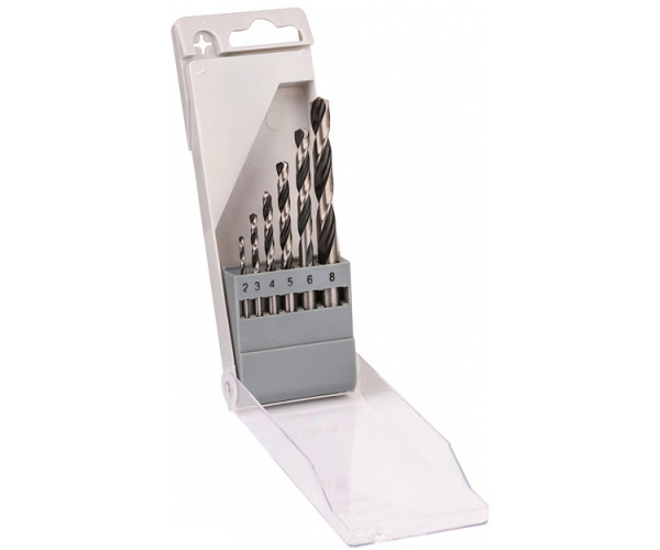 Сверло по металлу Bosch HSS PointTeQ 2–8 мм, 6 шт.