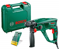 Перфоратор Bosch PBH 2100 RE+ набор буров Promoline-SDS plus (6 шт.)