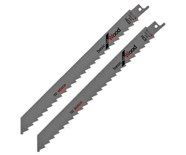 Пильное полотно Bosch S 1111 K, 3 TPI, 228 мм, 2 шт.