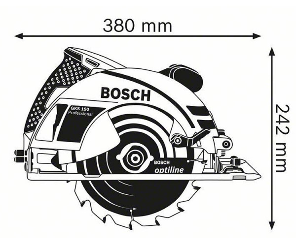 Дисковая пила BOSCH GKS 190