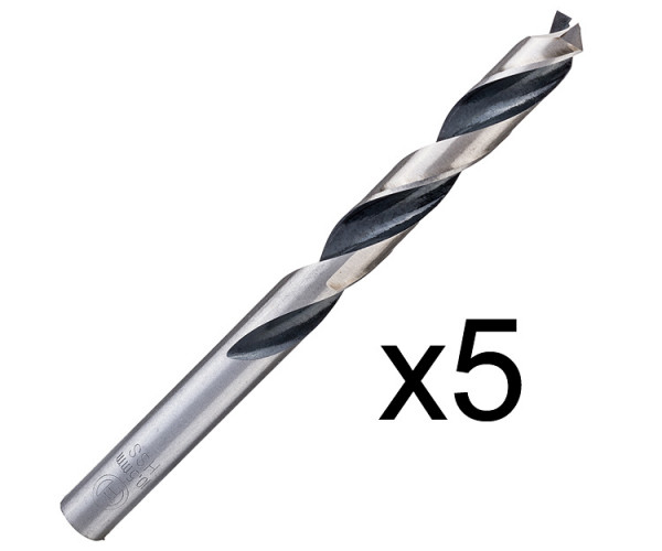 Сверло по металлу BOSCH HSS PointTeQ, 10,5 x 87 мм 5 шт.