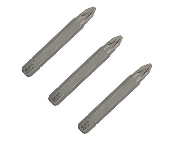 Бита Bosch Extra Hard 51 мм PZ2, 3 шт.