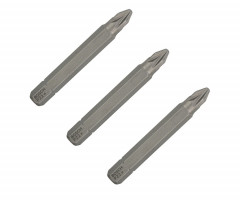 Бита Bosch Extra Hard 51 мм PZ2, 3 шт.