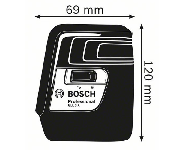 Линейный нивелир BOSCH GLL 3-X
