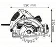 Дисковая пила BOSCH GKS 65 GCE