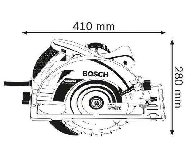 Дисковая пила BOSCH GKS 85 G