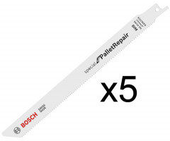 Пильное полотно Bosch S 1125 VFR, 10-14TPI, 5 шт.