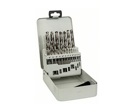 Сверло по металлу BOSCH 1-10 мм (19 шт.), 2607018726