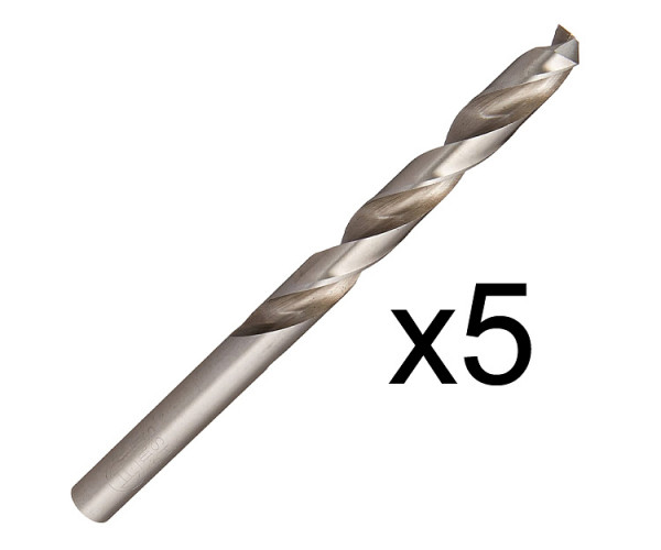 Сверло по металлу BOSCH HSS-G, DIN 338, 9 x 81 x 125 мм 5 шт.