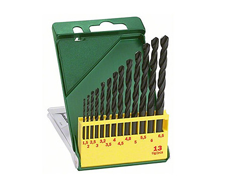 Сверло по металлу BOSCH PROMOLINE 1,5-6,5 мм (13 шт.), 2607019441