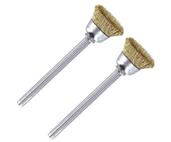 Щетка из латуни Bosch мягкая Dremel 19 мм (535), 2 шт