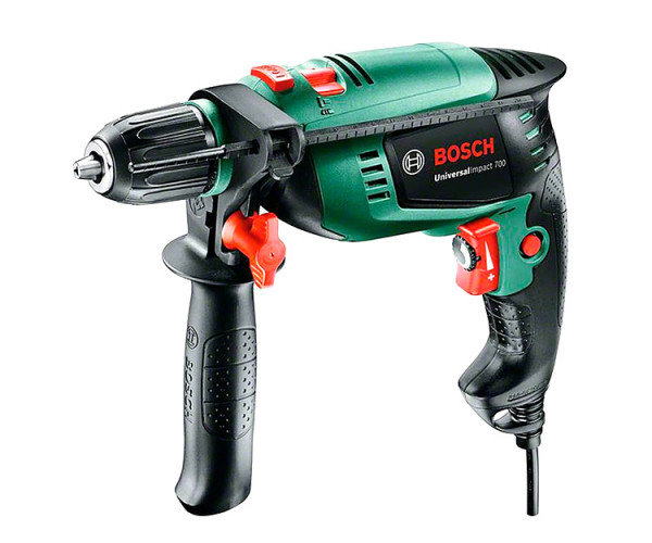 Ударная дрель Bosch UniversalImpact 700 + набор