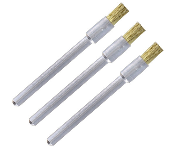 Щетка мягкая из латуни Bosch Dremel 3,2 мм (537), 3 шт.