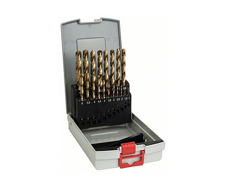 Сверло по металлу BOSCH HSS-TiN 1-10 мм (19 шт.)