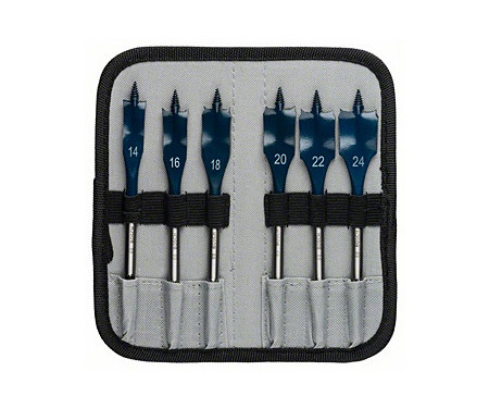 Сверло по дереву перовое BOSCH 14-24 (6 шт.)