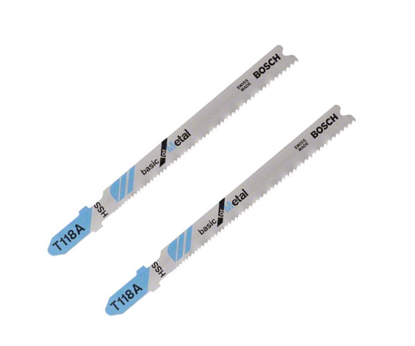 Пильное полотно Bosch HSS T 118 A, 1,1-1,5?91 мм, 2 шт.