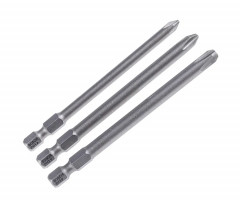 Биты Bosch Extra-Hard, 89 мм PH1, PH2, PH3, 3 шт.