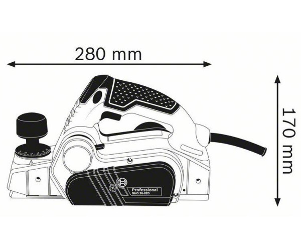 Рубанок BOSCH GHO 26-82 D