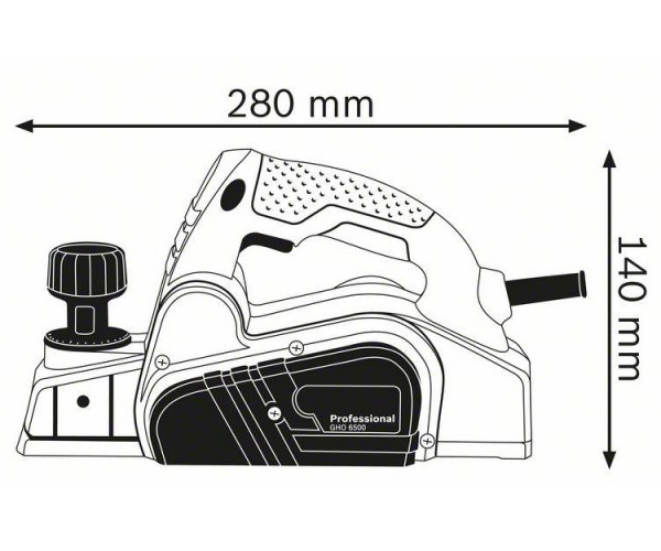 Рубанок BOSCH GHO 6500