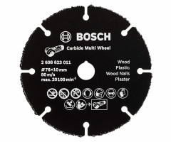 Круг отрезной по дереву Bosch Multi Wheel HM, 76?1?10 мм