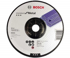 Зачистной круг Bosch Standard for Metal выпуклый 180?6 мм
