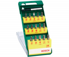 Набор бит Bosch 15 шт. + магнитный держатель