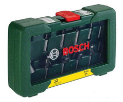 Набор фрез BOSCH 12 НМ-ФРЕЗ SET 8 мм -ХВОСТ. PROMOLINE