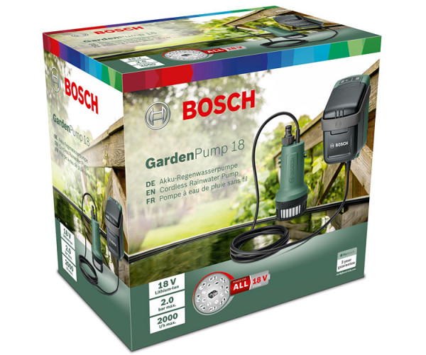 Аккумуляторный насос BOSCH Garden Pump