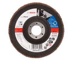 Лепестковый шлифкруг Bosch Best for Metal, X571, 125?22,23 мм, К120