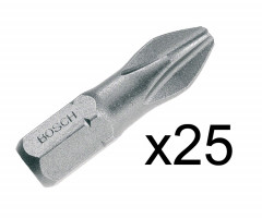 Набор бит Bosch Extra Hard 25 шт. PZ2 TicTac