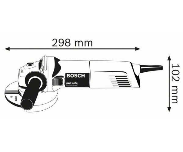 Болгарка BOSCH GWS 1000