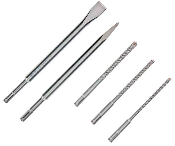 Набор сверл Bosch SDS-Plus-5X + зубила