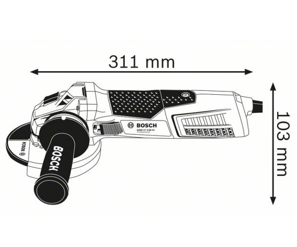 Болгарка BOSCH GWS 19-125 CI