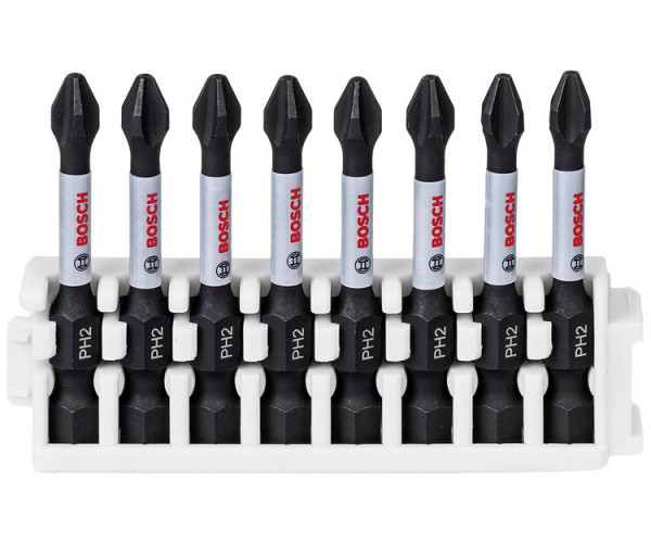 Набор бит Bosch Impact Control PH2, 50 мм, 8 шт.