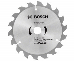Пильный диск по дереву BOSCH Eco for Wood 190x20 24T
