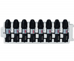 Набор бит Bosch Impact Control PZ3, 25 мм, 8 шт.