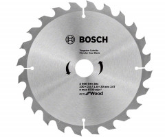Пильный диск по дереву BOSCH Eco for Wood 230x30 24T