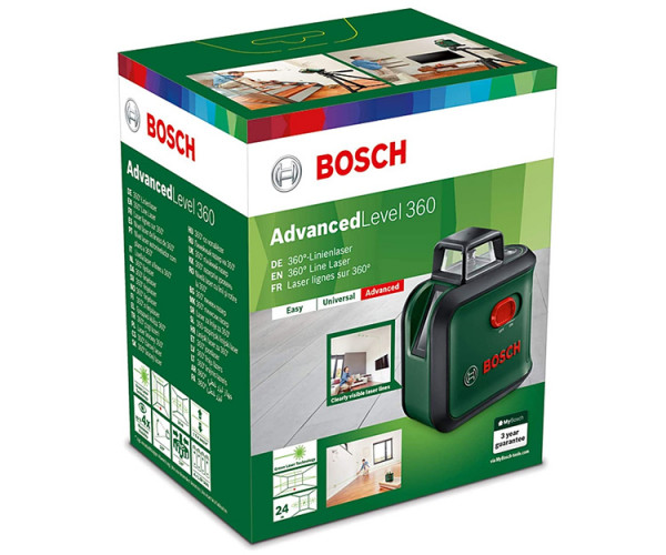 Линейный лазерный нивелир BOSCH AdvancedLevel 360 Basic