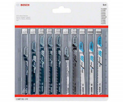 Набор пилок Bosch Wood&amp;Metal, 10 шт.