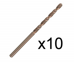 Сверло по металлу BOSCH HSS-Co, DIN 338, 4,2 x 43 x 75 мм 10 шт.