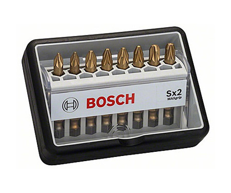 Набор бит BOSCH Robust Line Sx Max Grip PZ 49 мм (8 шт.)