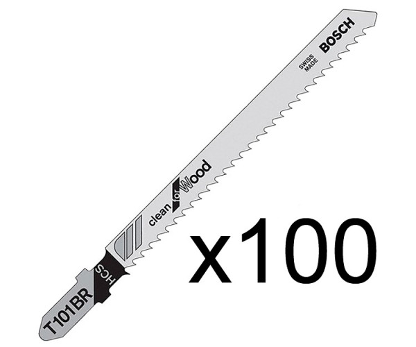 Пилка по дереву Bosch T 101 B, 2,7?100 мм, 100 шт.