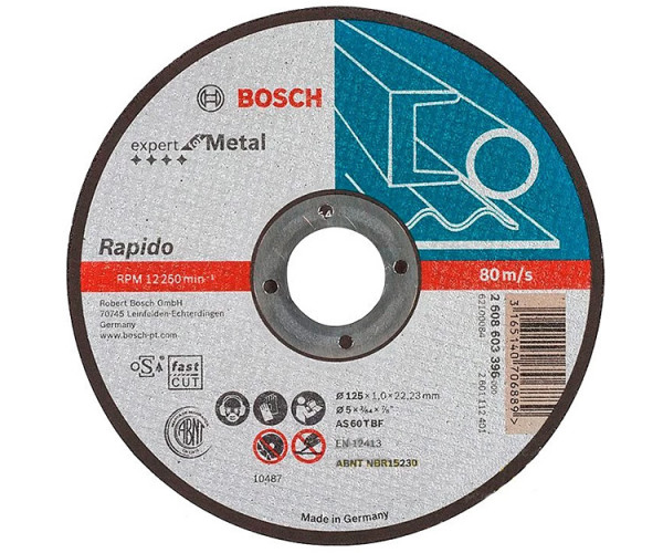 Отрезной круг Bosch Expert for Metal прямой 230?1,9 мм