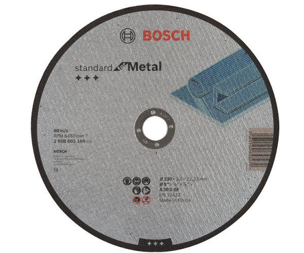 Отрезной круг Bosch Standard for Metal прямой 180?3 мм