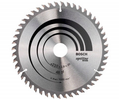 Пильный диск по дереву BOSCH Optiline Wood 210х30 48